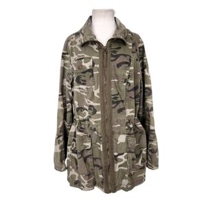 Ashley Camouflage Lightweight Utility Jacket Size 1X